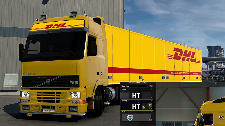 Volvo FH12 1 gen LIGHTBOX & STICKER